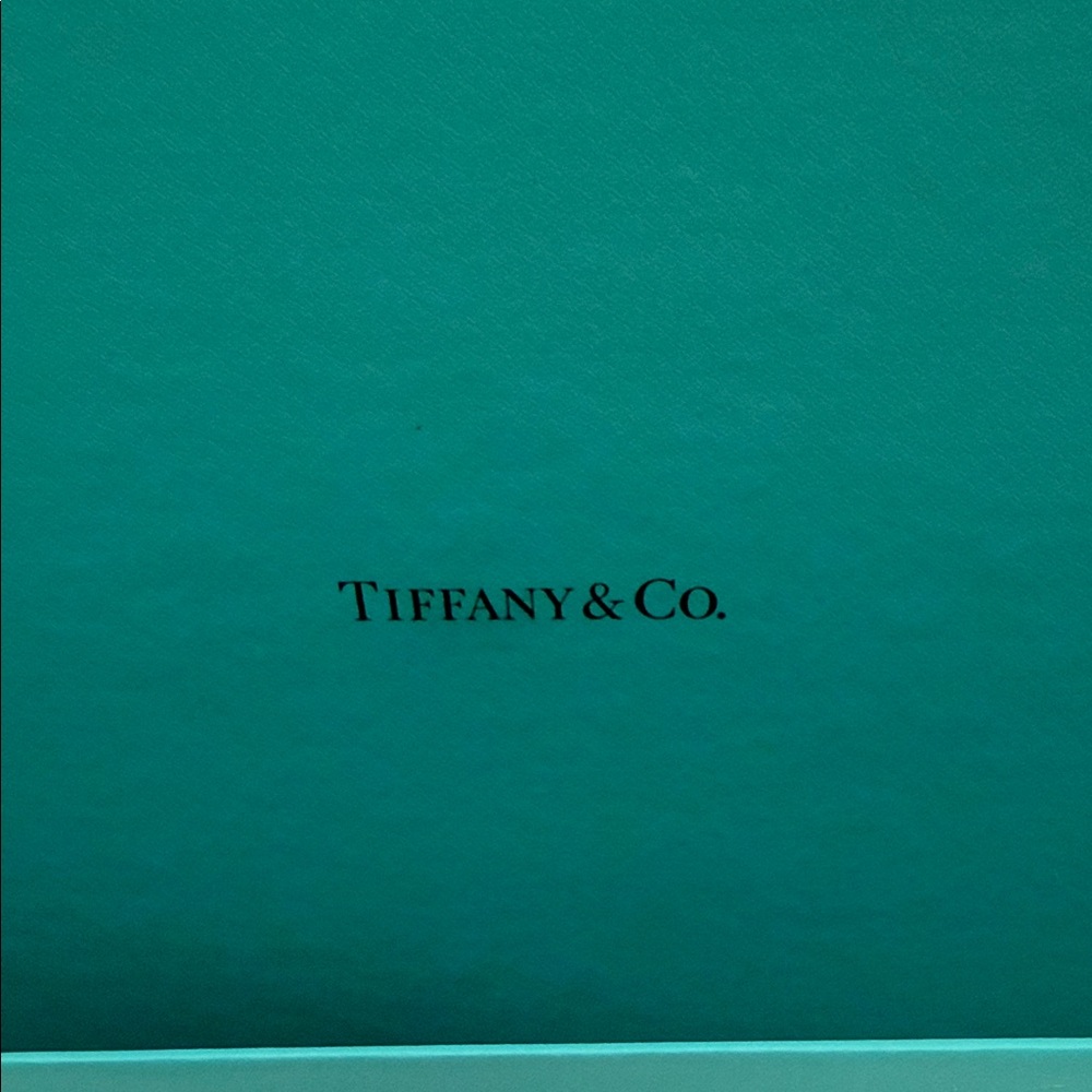 Tiffany & Co. Blue and Clear Champagne Flutes - Picture 2 of 3